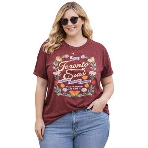 TAYLOR SWIFT UNOFFICIAL Eras Tour Toronto Acoustic Set Piano Tee Sz 3X Pus NWOT